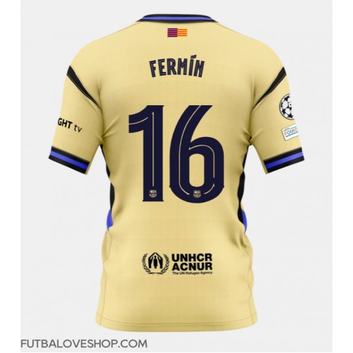 Dres Barcelona Fermin Lopez #16 Preč 2025-26 Krátky Rukáv